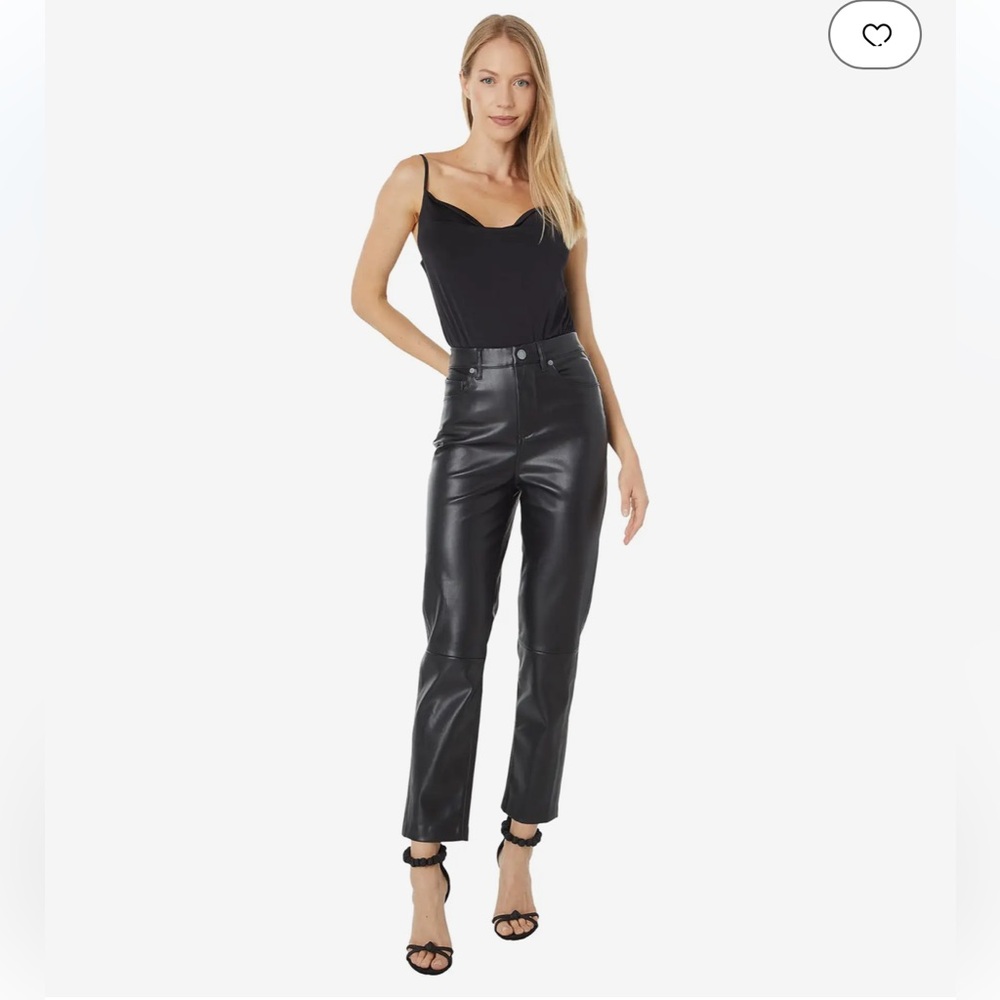 Blank NYC. NWOT. Size 27. Black Faux leather. High rise.